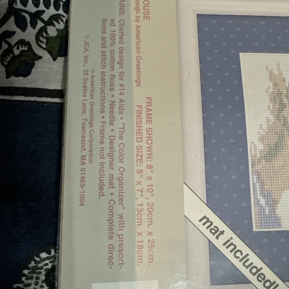Weekenders Counted Cross‎ Stitch Kit Gull Lighthouse Nautical Seascape w Mat